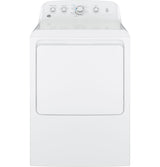 GE® 6.2 cu. ft. Capacity aluminized alloy drum Electric Dryer