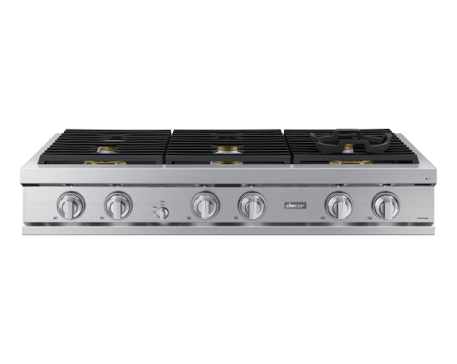 48" Rangetop, Silver Stainless, Natural Gas/Liquid Propane