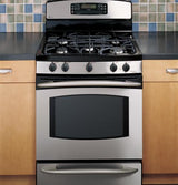 GE Profile 30" Free-Standing Self Clean Convection Gas Range with Warming Drawer