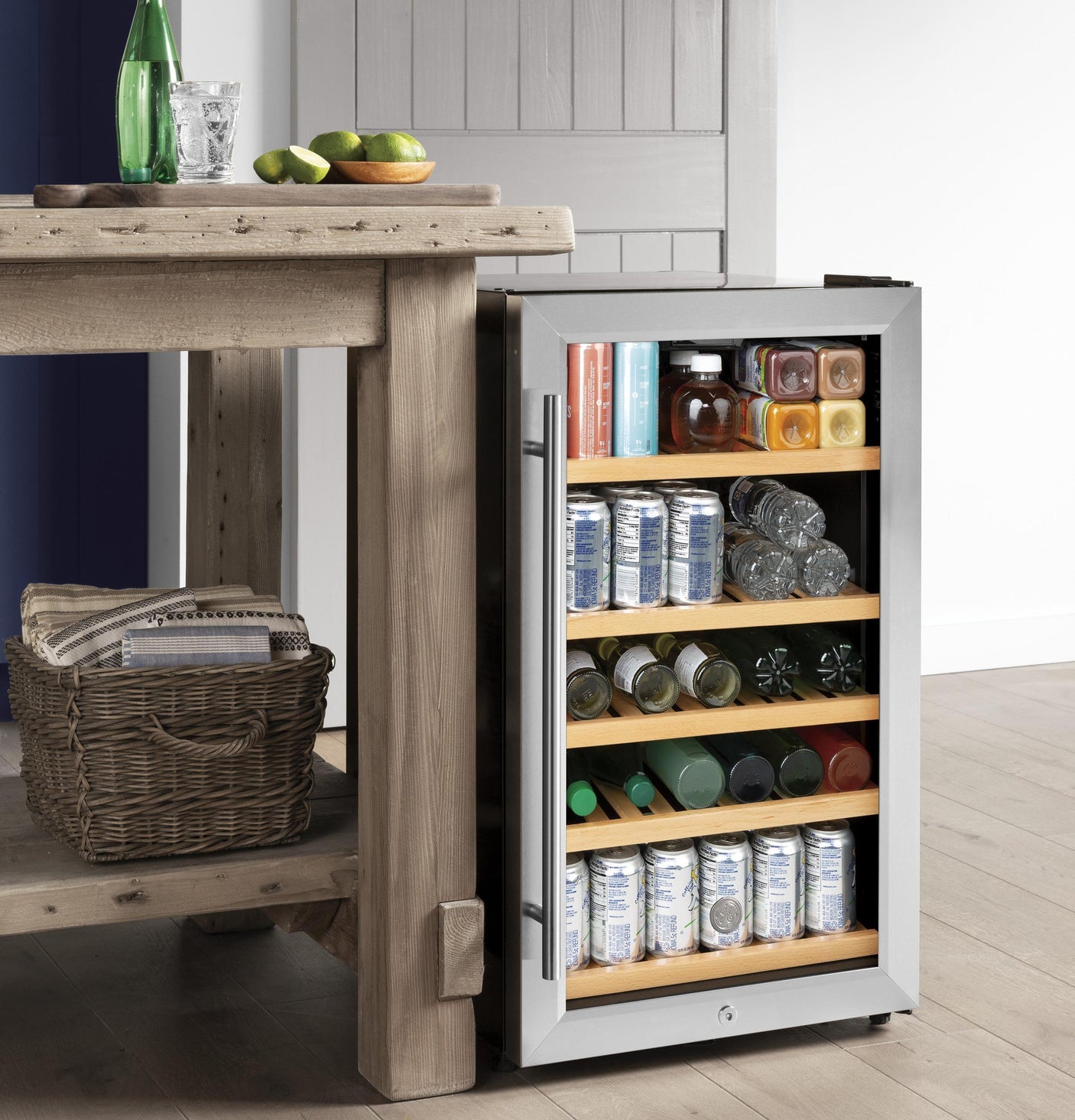 GE® Wine Center and Beverage Center