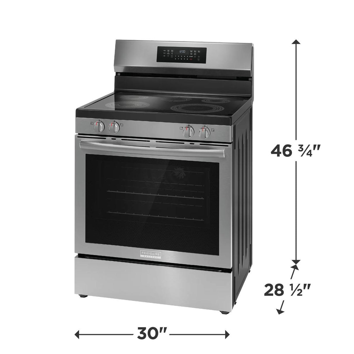 30" Rear Control Electric Range with Air Fry