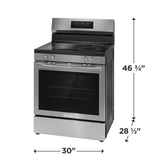 30" Rear Control Electric Range with Air Fry