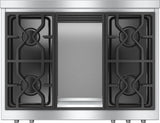 KMR 1136 LP RangeTop with 4 burners and griddle for versatility and performance