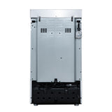 Forno Lamazze 20 Inch Freestanding Gas Range in White, Compact Design