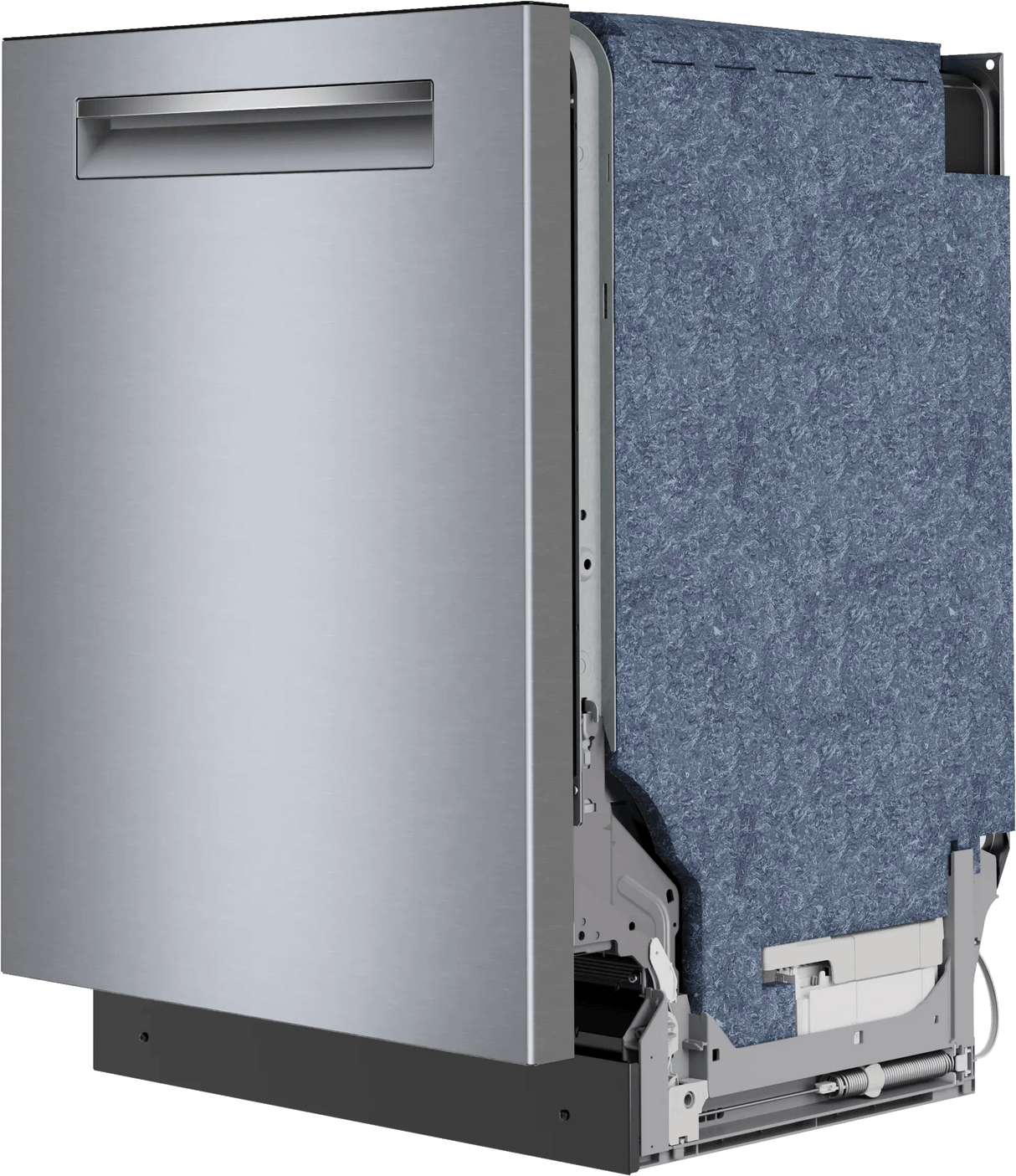500 Series, built-under dishwasher, 24'', Brushed steel anti-fingerprint