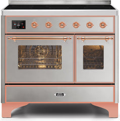 Majestic II 40 Inch Electric Freestanding Range in Stainless Steel with Copper Trim