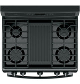 GE Profile Series 30" Free-Standing Gas Convection Range