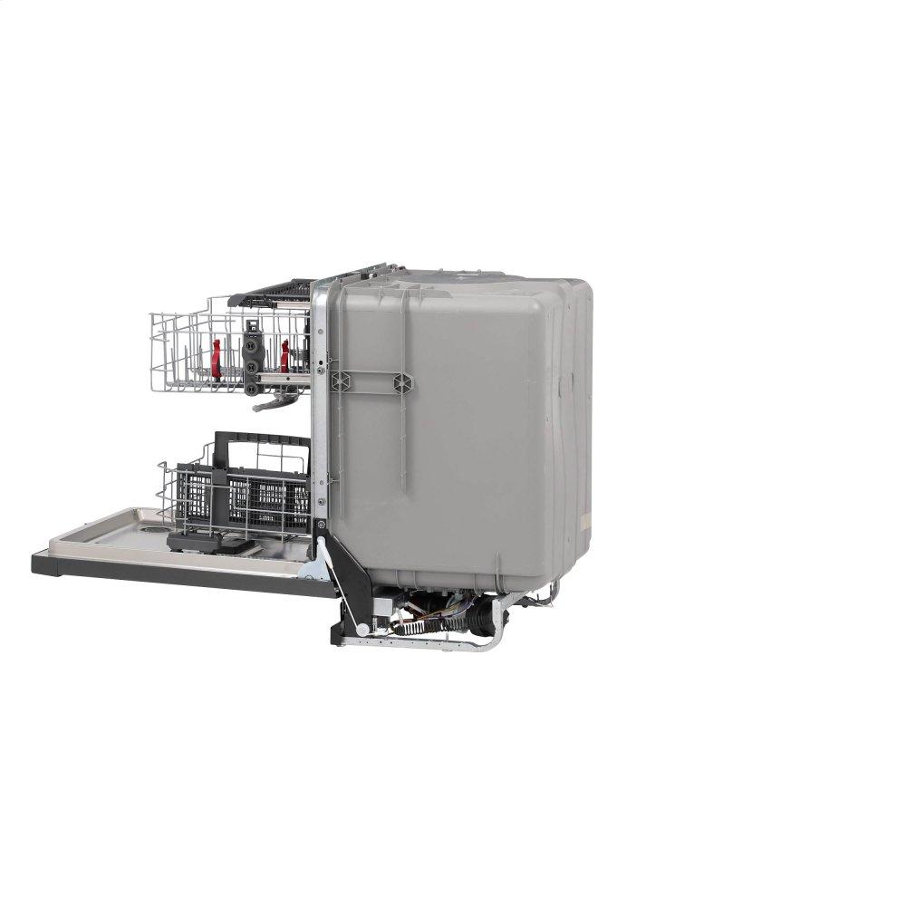 GE® Hybrid Stainless Steel Interior Dishwasher with Hidden Controls