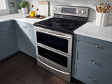 5.9 cu. ft. Freestanding Electric Range with Flex Duo™ & Dual Door in Stainless Steel