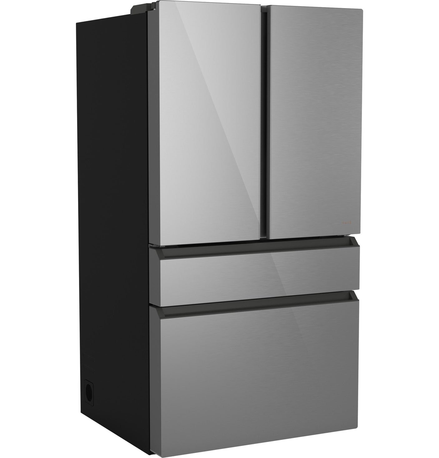 Café™ ENERGY STAR® 28.7 Cu. Ft. Smart 4-Door French-Door Refrigerator in Platinum Glass With Dual-Dispense AutoFill Pitcher
