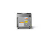 36"W. Dual Fuel Range (Burner: 4g, Finish: Martini, Trim: Polished Chrome, Fuel: Propane)
