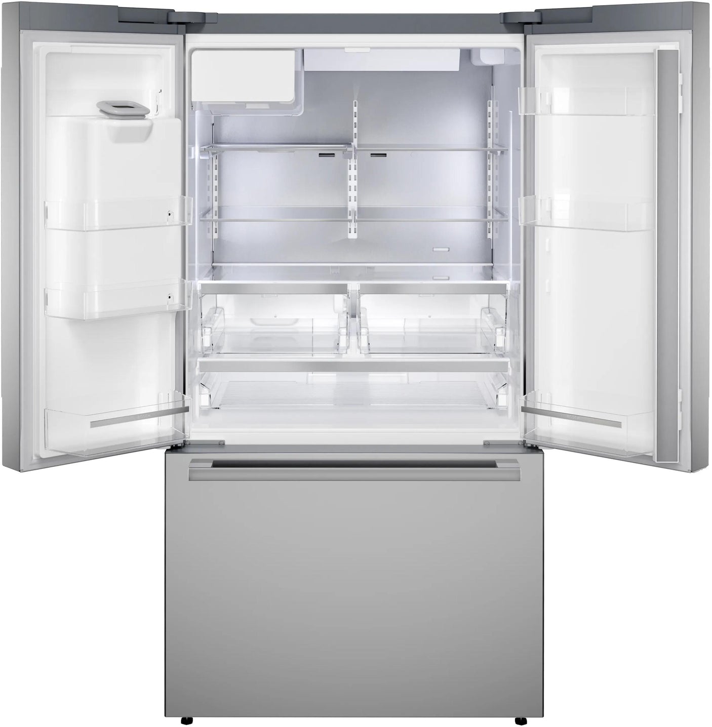 500 Series French Door Bottom Mount Refrigerator 36" Stainless steel (with anti-fingerprint), Total No Frost