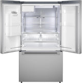 500 Series French Door Bottom Mount Refrigerator 36" Stainless steel (with anti-fingerprint), Total No Frost