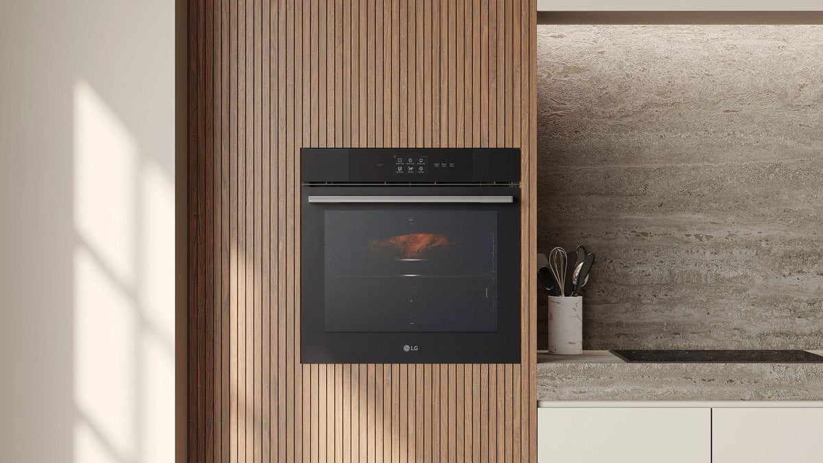 3.0 cu. ft. Smart Compact Wall Oven with Instaview®, True Convection, Air Fry and Steam Baking