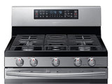 5.8 cu ft. Smart Freestanding Gas Range with Flex Duo™ & Dual Door in Stainless Steel