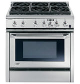 GE Monogram® 36" Dual-Fuel Professional Range with 6 Burners (Liquid Propane)