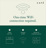 Café™ 30" Smart Built-In Convection Single Wall Oven in Platinum Glass