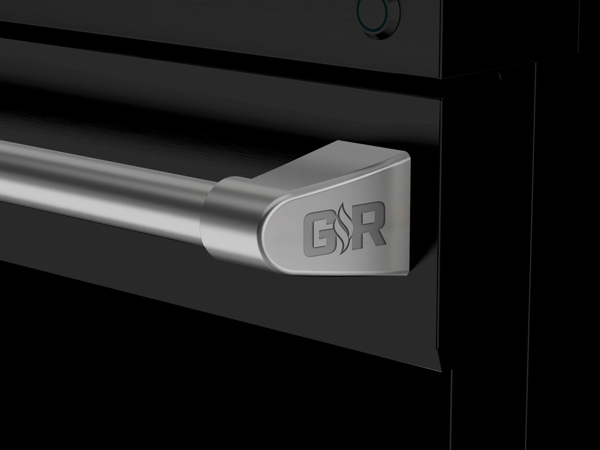 48 Inch Professional Gas Range With Pro-style Knobs In Black/stainless Steel  Gordon Ramsay Series