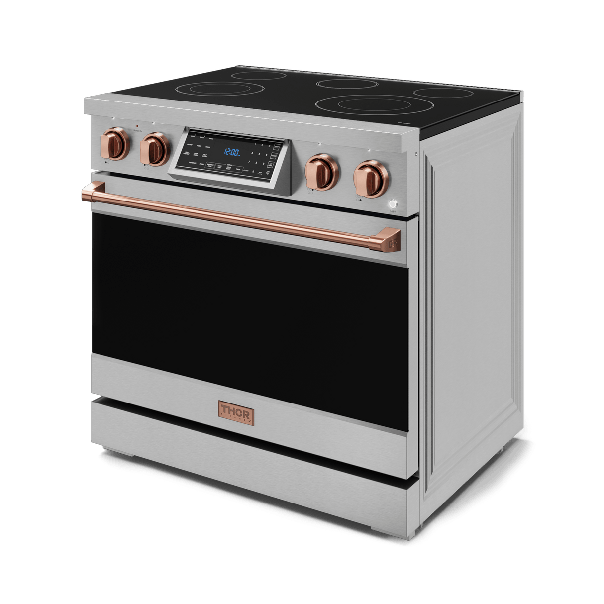 36 Inch Professional Electric Range With Tilt Panel Touch Control In Stainless Steel/rose Gold  Gordon Ramsay Series