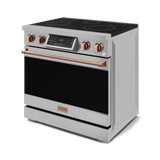 36 Inch Professional Electric Range With Tilt Panel Touch Control In Stainless Steel/rose Gold  Gordon Ramsay Series