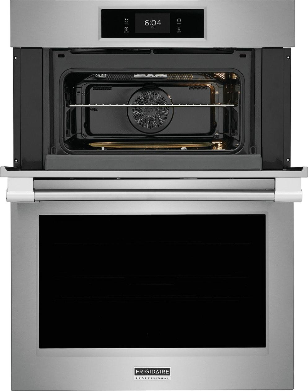 30" Electric Wall Oven and Microwave Combination with Total Convection