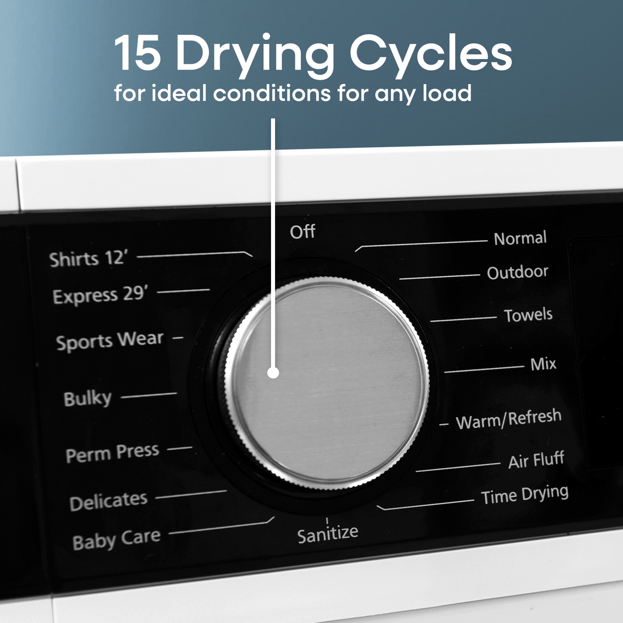 Element 4.0 cu. ft. Front Load Electric Dryer - White, ENERGY STAR (ECD4224EGW)