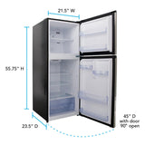Avanti 7.0 Cu. Ft. Apartment Size Refrigerator - Stainless Steel