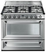 Free-standing Dual Fuel Cavity "Victoria" Range Approx. 36" Stainless Steel