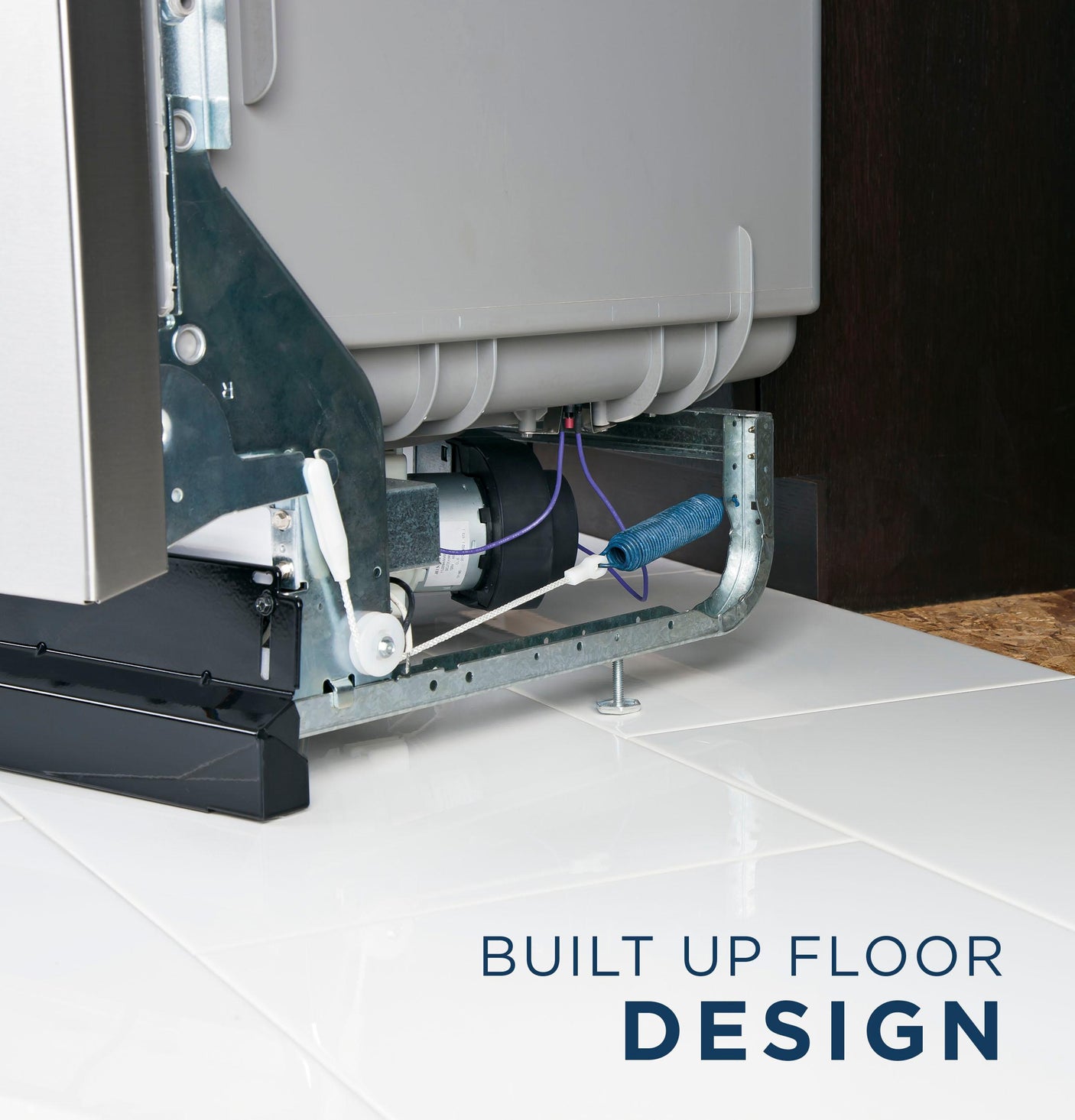 GE® ENERGY STAR® ADA Compliant Stainless Steel Interior Dishwasher with Sanitize Cycle