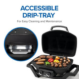 TravelQ PRO285 Portable Gas Grill , Propane, Black