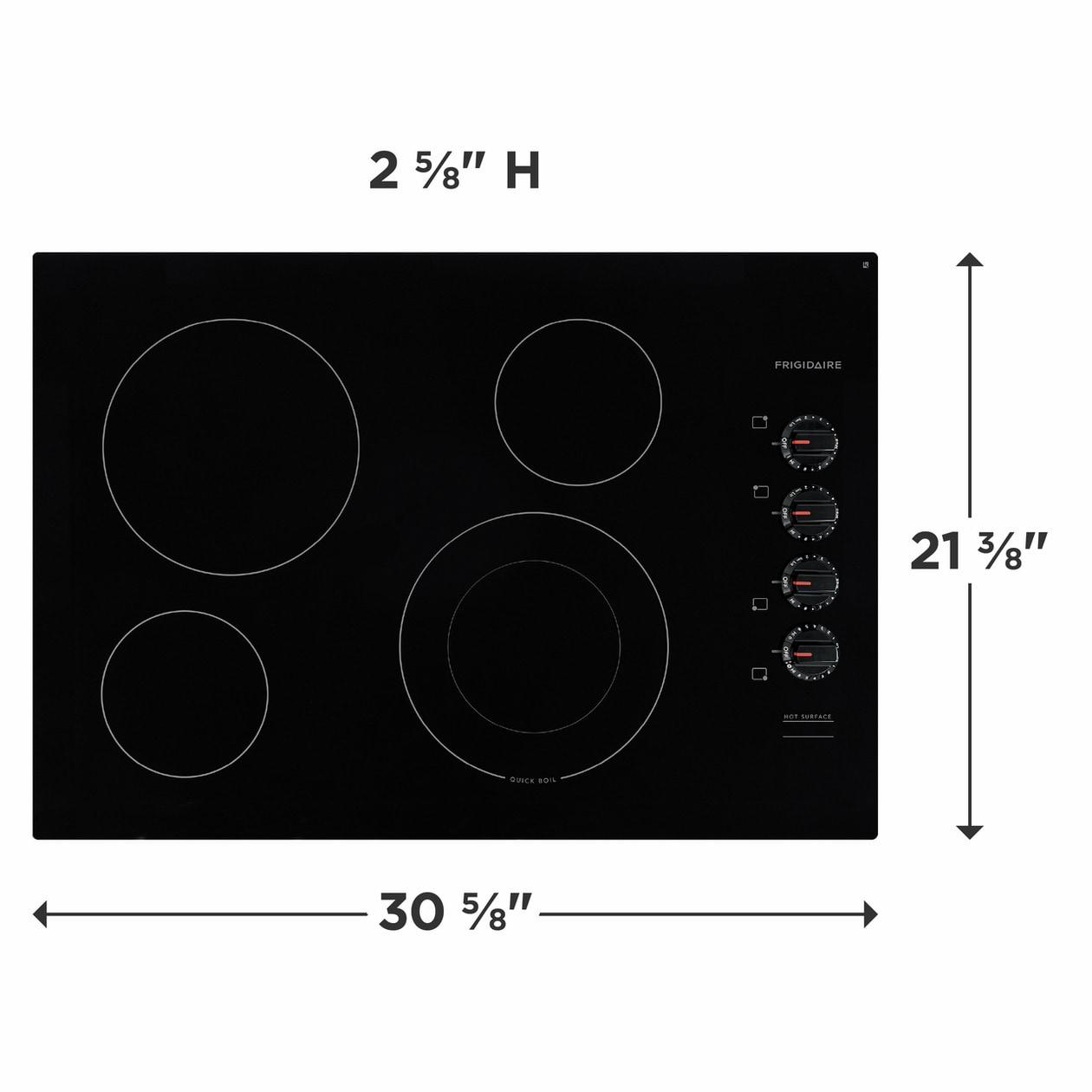 30" Electric Cooktop