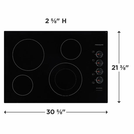 30" Electric Cooktop