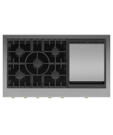 48" Series 9 5 Burner with Griddle Gas Rangetop