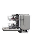 GE® Hybrid Stainless Steel Interior Dishwasher with Hidden Controls