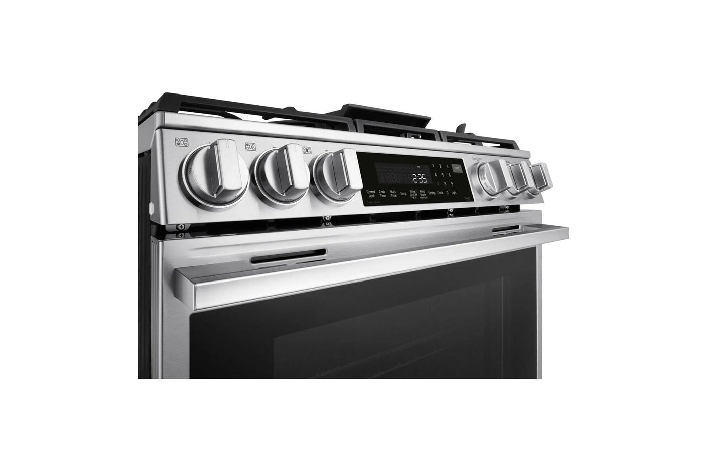 6.3 cu ft. Smart Gas Slide-In Range with InstaView®, ProBake Convection®, and Air Fry