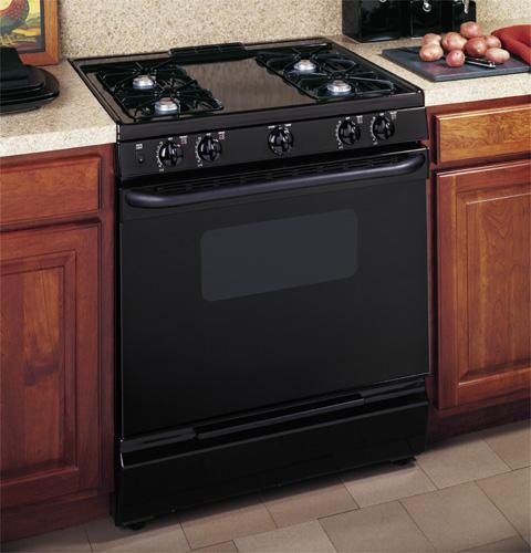 GE® 30" Slide-In Gas Range