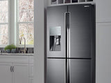 28 cu. ft. 4-Door Flex™ Refrigerator with FlexZone™ in Black Stainless Steel