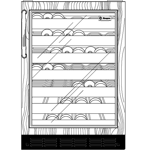 Monogram 24" Panel-Ready Wine Reserve