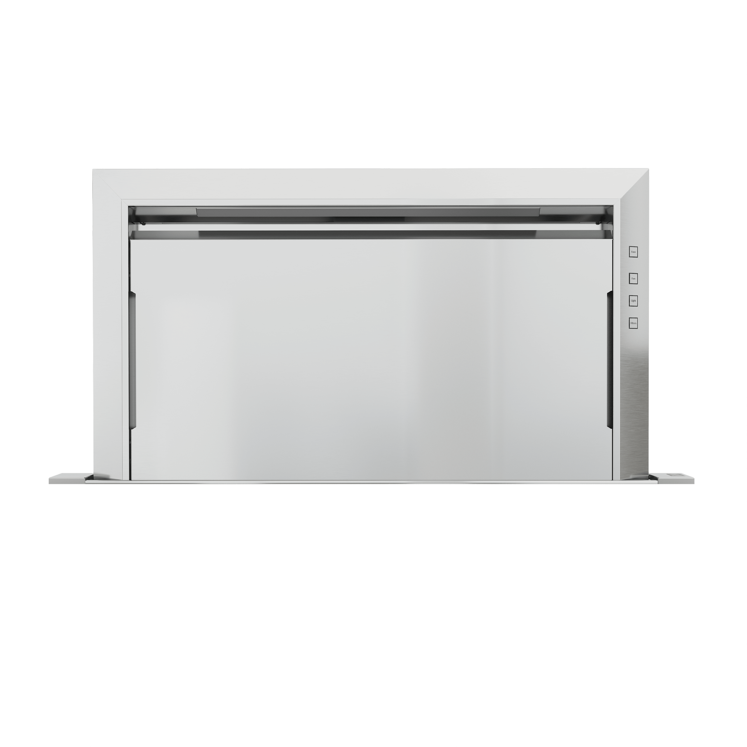 Lift Downdraft, 18" rise, 36" width, Stainless Steel