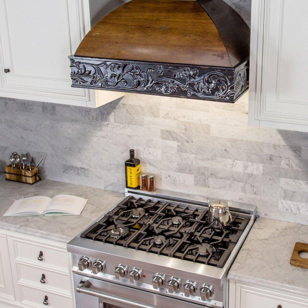 ZLINE 42" Designer Series Wooden Wall Range Hood with Crown Molding (393AR-42)