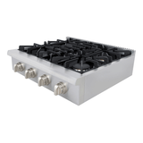 30 Inch Professional Gas Rangetop In Stainless Steel