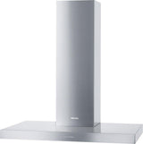 PUR 98 W Stainless steel - 36-inch wall-mounted ventilation hood with EasySwitch light-touch switches for convenient operation and LED lighting