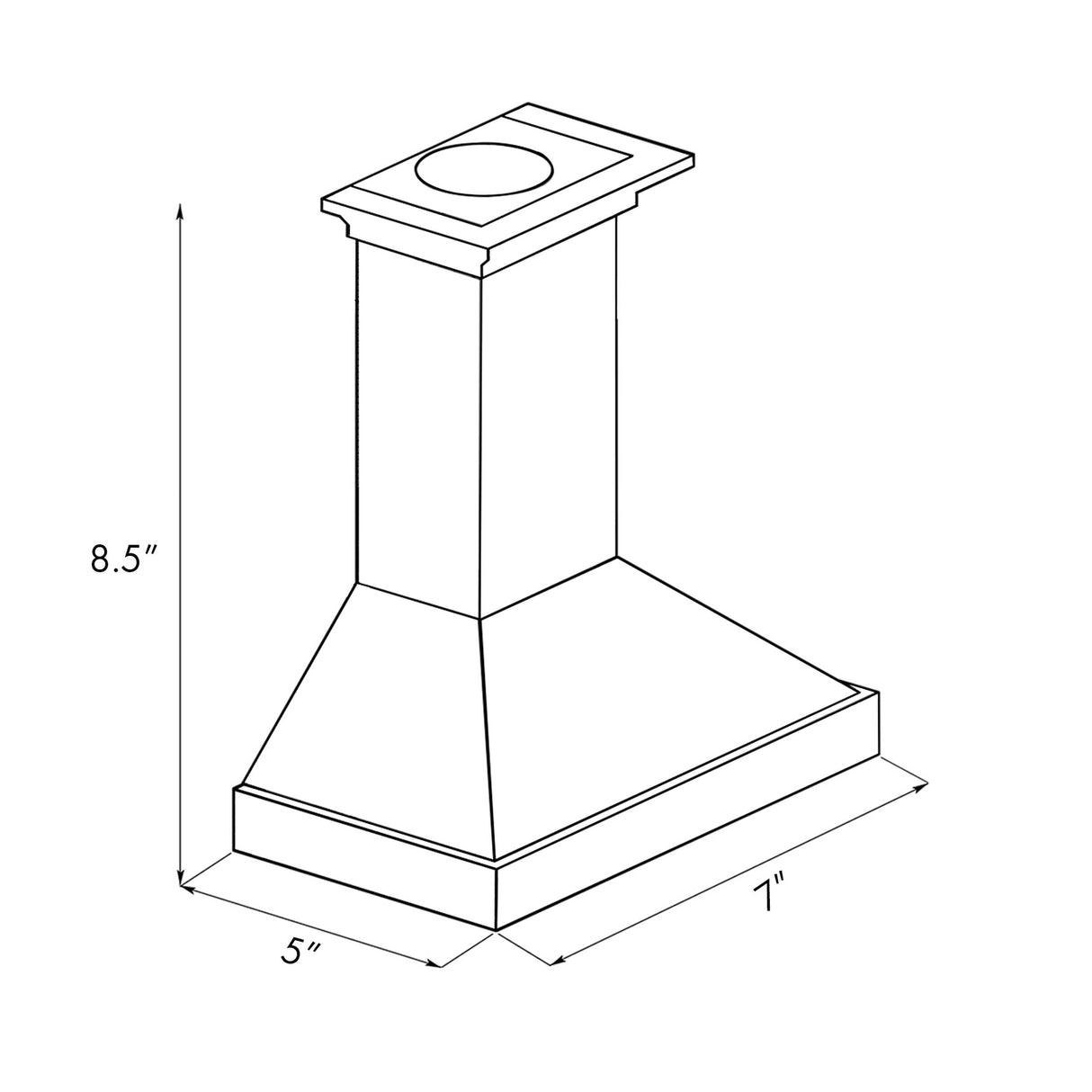 Mini Range Hood - Embossed (MH-E)