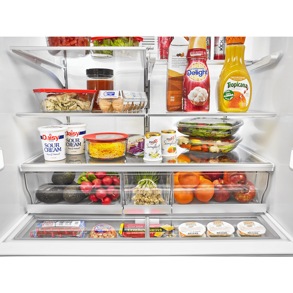 36-inch Wide Double Drawer French Door Refrigerator with Dual Cooling System - 26 cu. ft.