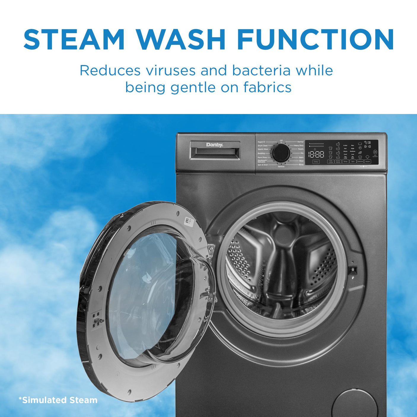 Danby 2.2 cu. ft. 24" Front Load Washing Machine