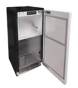 15 inch Low Profile Nugget Ice Machine with Door Style - Panel Ready