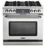 Connoisseurian 36" Dual Fuel Self Clean Range