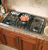 GE Monogram® 36" Stainless Steel Gas Cooktop (Liquid Propane)