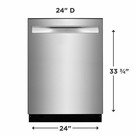 24" Stainless Steel Tub Built-In Dishwasher