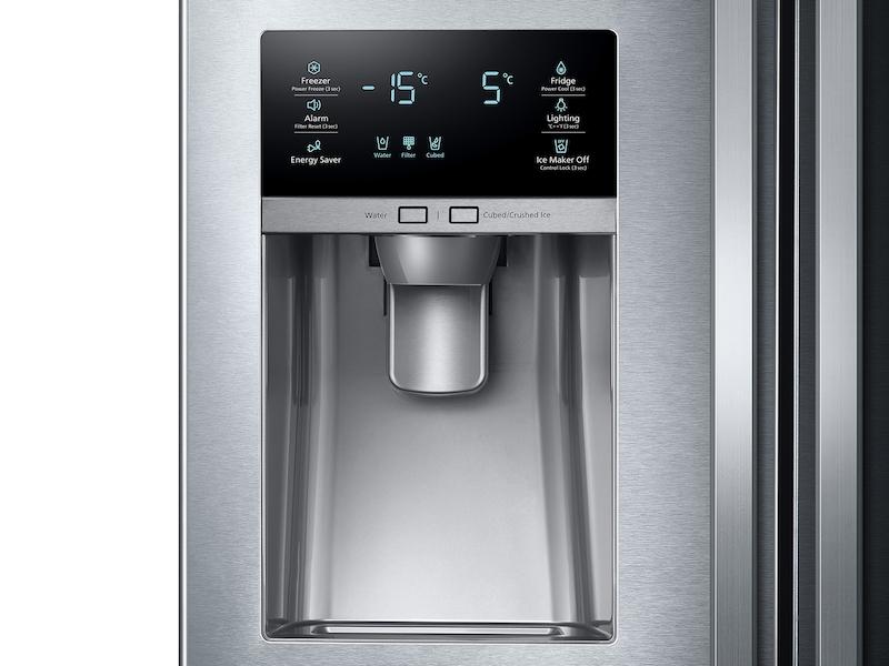 Double door fridge with ice dispenser sales